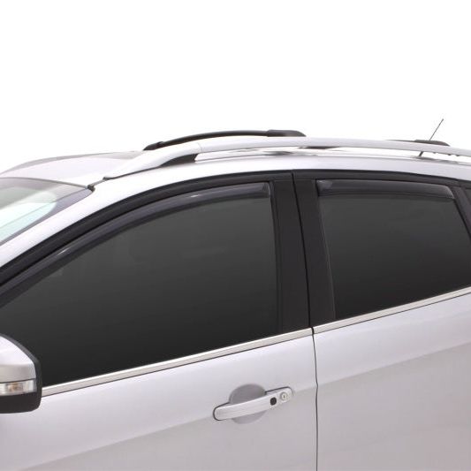 AVS 13-18 Ford Escape Ventvisor In-Channel Front & Rear Window Deflectors 4pc - Smoke-tuningsupply.com