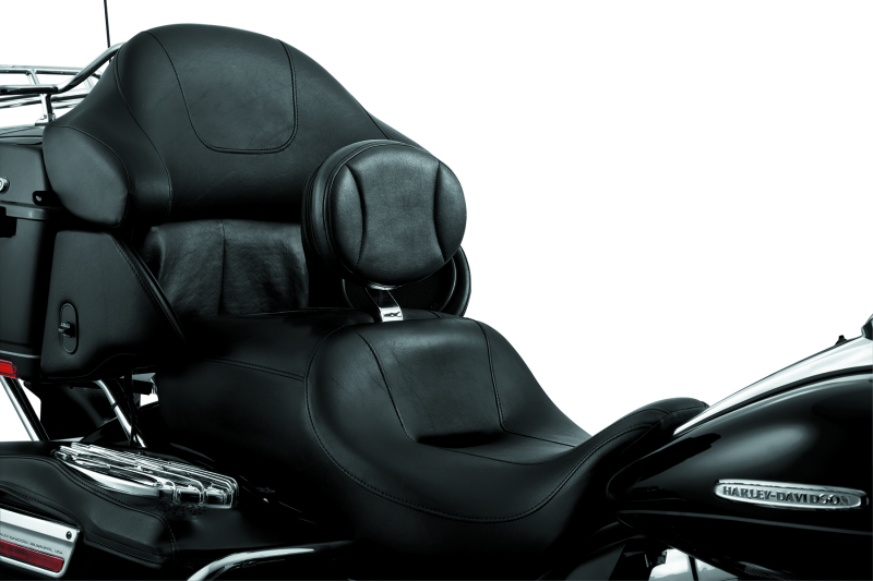 Kuryakyn Plug-In Driver Backrest 97-Up Touring Chrome-tuningsupply.com