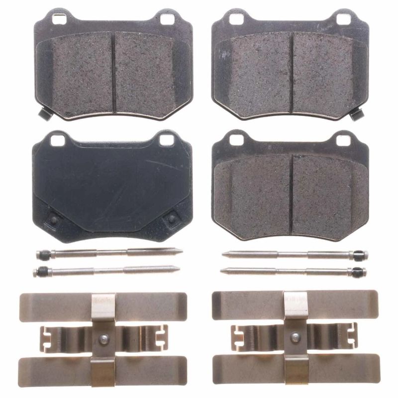 Power Stop 18-19 Subaru WRX STi Rear Z17 Evolution Ceramic Brake Pads w/Hardware-tuningsupply.com