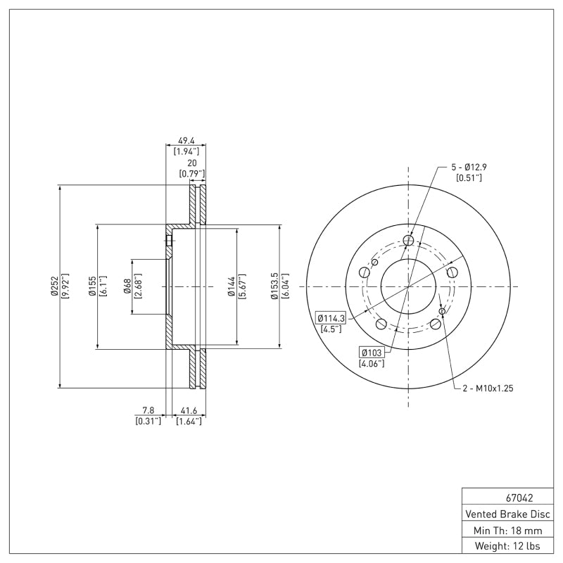 

DFC 600-67042 - DFC600-67042 - DFC 94-96 Nissan 240SX Front Brake Rotor - Shipped in Europe - Tuningsupply.com
