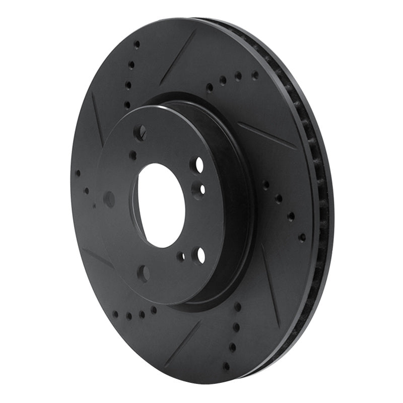 

R1 Concepts 633-59061L - RNC633-59061L - R1 2016-2025 Honda Accord Coupe Front Left Drilled & Slotted Black Brake Rotor - Shipped in Europe - Tuningsupply.com
