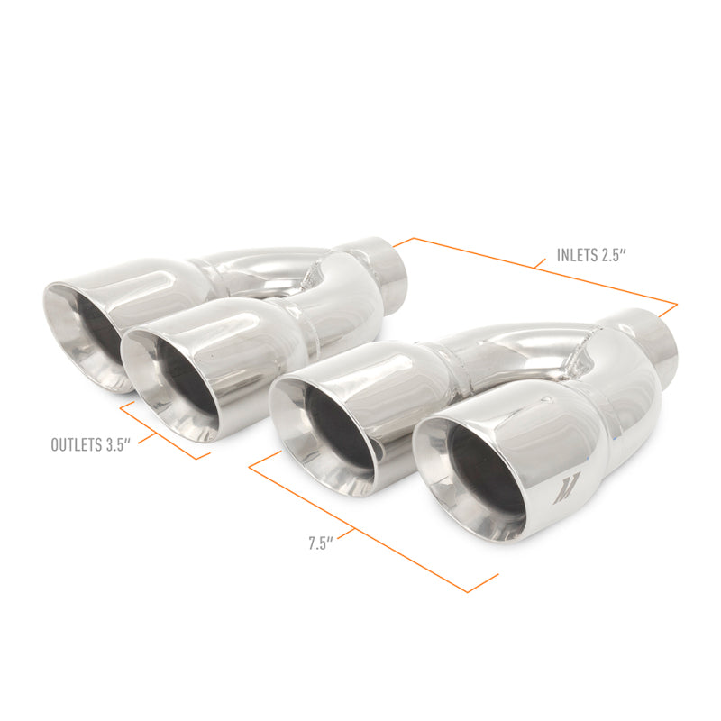 

Mishimoto MMEXH-TIP-QY25P - MISMMEXH-TIP-QY25P - Mishimoto Universal Steel Muffler Tip 2.5in Inlet Dual Y Polished - Shipped in Europe - Tuningsupply.com
