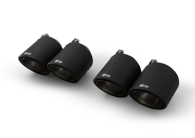 

Remus 0446 70CSR - RMS0446 70CSR - Remus Carbon 102mm Short Style Angled w/Titanium Internals Tail Pipe Set (Quad Tips) - Shipped in Europe - Tuningsupply.com
