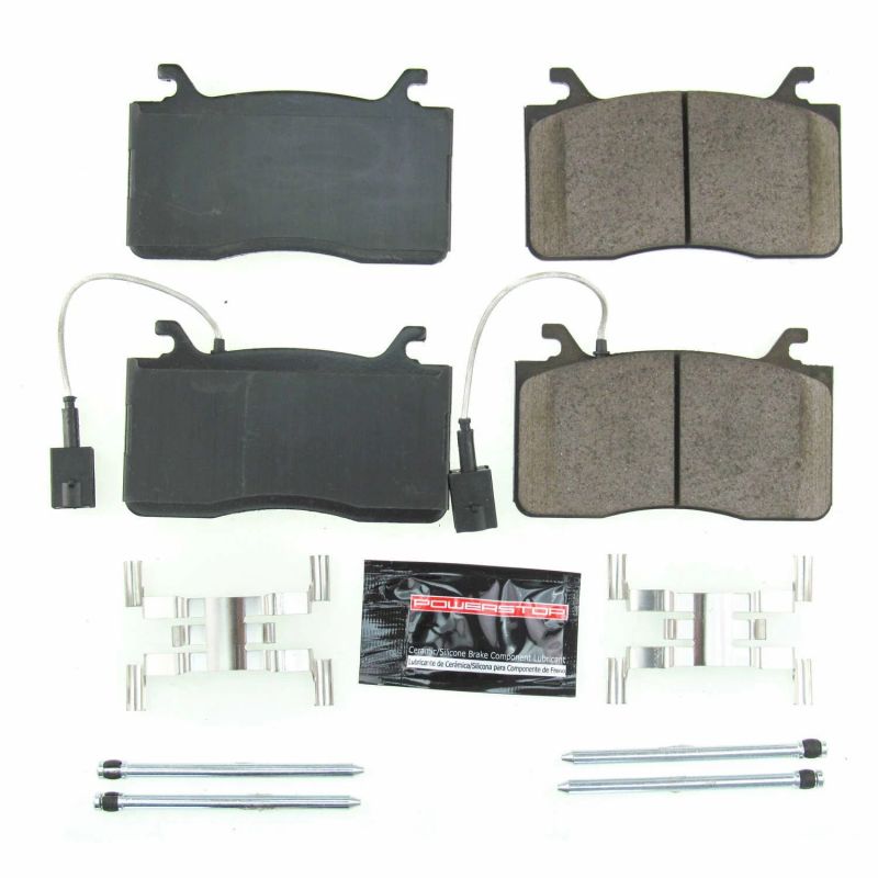 Power Stop 17-18 Alfa Romeo Giulia Front Z23 Evolution Sport Brake Pads w/Hardware-tuningsupply.com