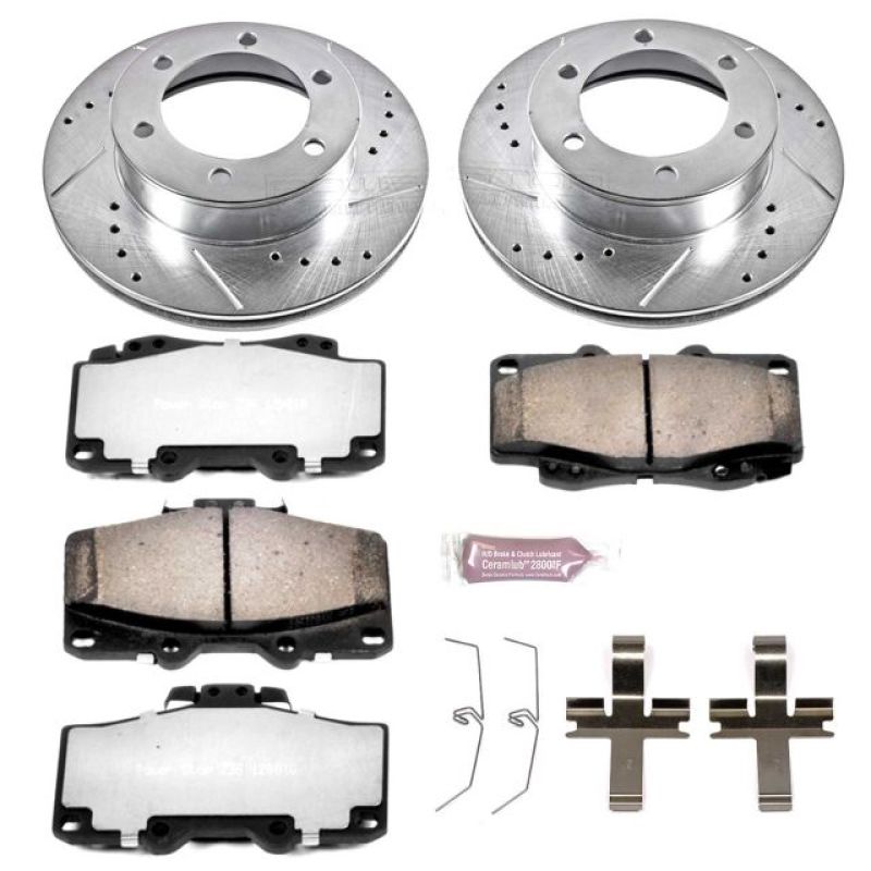 Power Stop 95-02 Toyota 4Runner Front Z36 Truck & Tow Brake Kit-tuningsupply.com