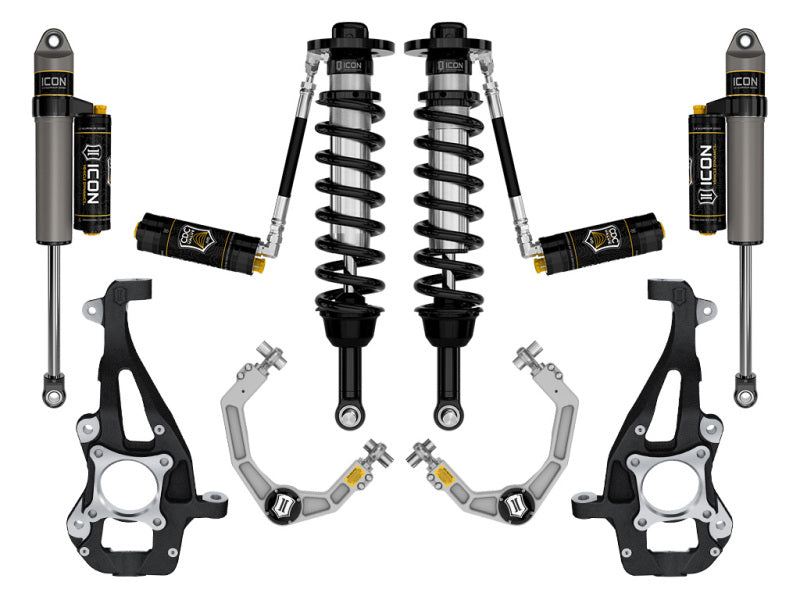 

ICON K93144 - ICOK93144 - ICON 21-24 Ford F150 4WD 3.5-4.5in Stage 4 Suspension System Billet Cdcv - Shipped in Europe - Tuningsupply.com
