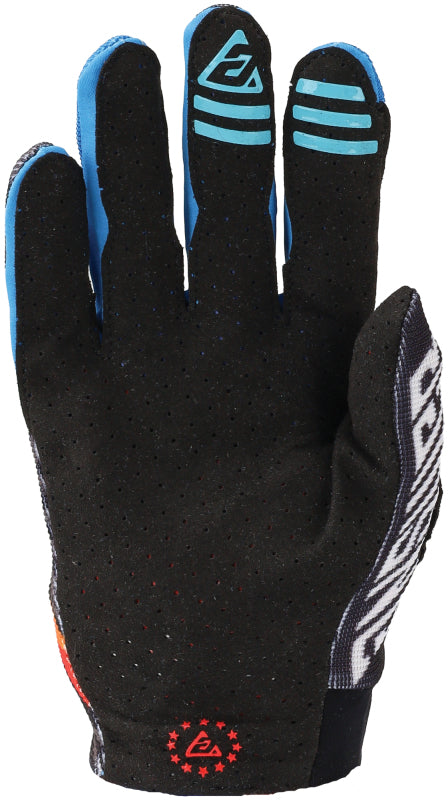 Answer 25 Aerlite Drip Gloves Black/White/Rainbow - Large-tuningsupply.com