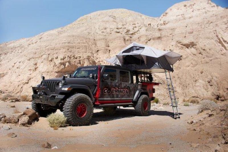 

Go Rhino  - GOR5950000T - Go Rhino 19-21 Jeep Gladiator XRS Overland Xtreme Rack - Black - Shipped in Europe - Tuningsupply.com
