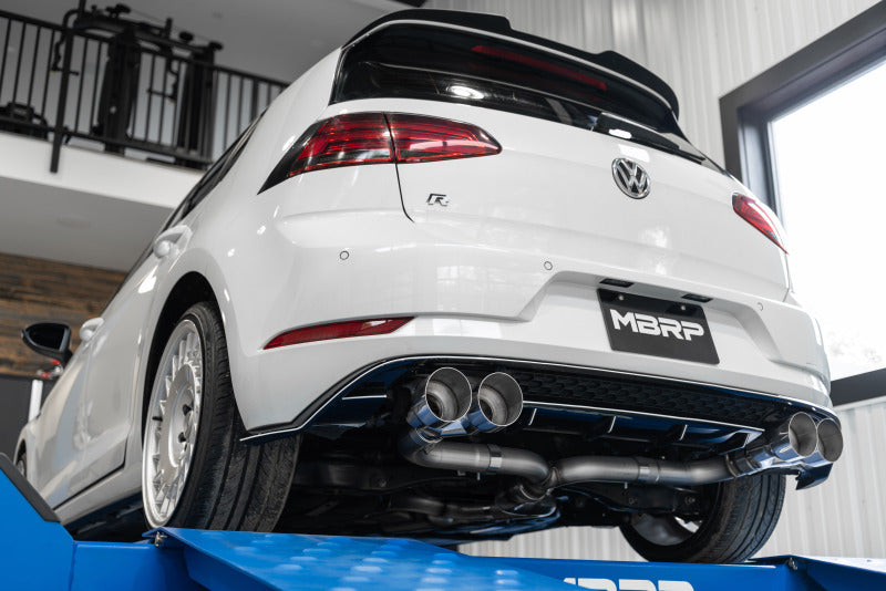 MBRP 15-19 VW Golf R 3in Cat Back Single Exit Exhaust Pro Series w/ Valve Delete - T304-tuningsupply.com