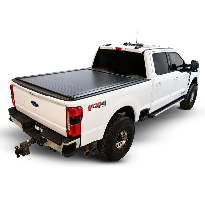 

Westin 19-61005 - WES19-61005 - Westin 17-26 Ford F-250/F-350/F-450/F-550 SD 6ft 10in Bed Manual Retractable Tonneau Cover - Black - Shipped in Europe - Tuningsupply.com
