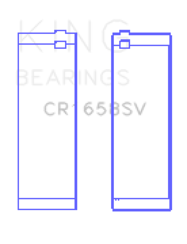 

King Engine Bearings CR1658SV - KINGCR1658SV - King Engine Bearings BMW N47 D20 A/N47S D20 D Sputter Replacement Connecting Rod Bearing Set - Shipped in Europe - Tuningsupply.com

