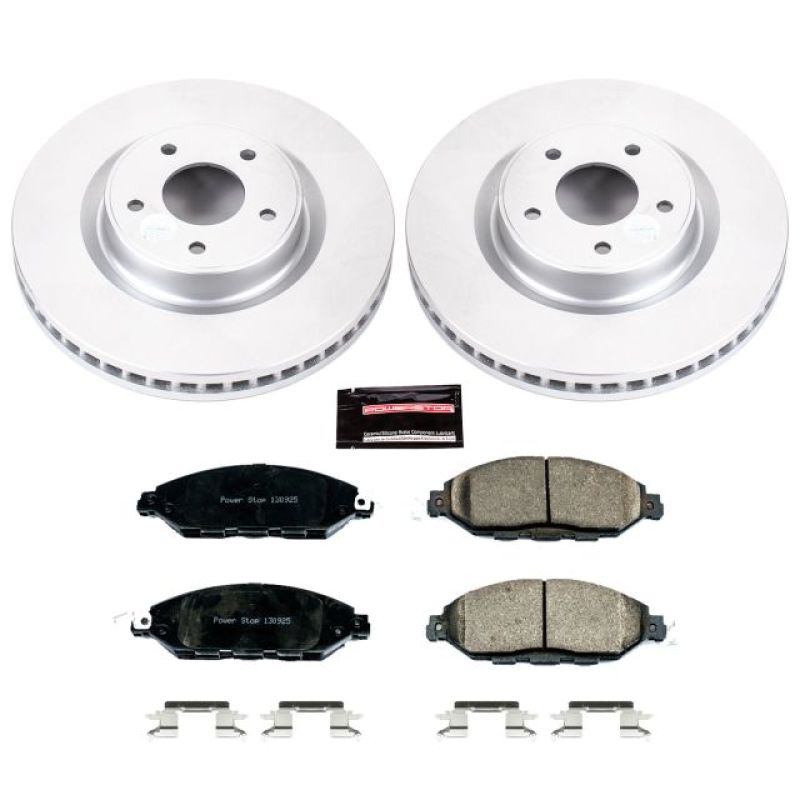 

PowerStop CRK6496 - PSBCRK6496 - Power Stop 2013 Infiniti JX35 Front Z17 Evolution Geomet Coated Brake Kit - Shipped in Europe - Tuningsupply.com

