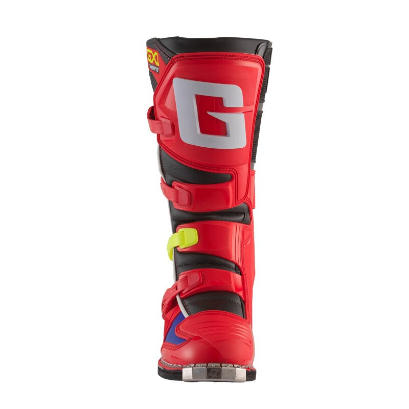 Gaerne GX1 Boot Red Multi Size - 10-tuningsupply.com