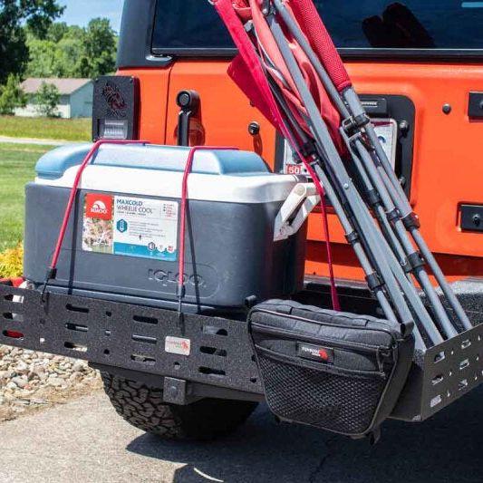 Fishbone Offroad 2In Hitch Cargo Basket-tuningsupply.com