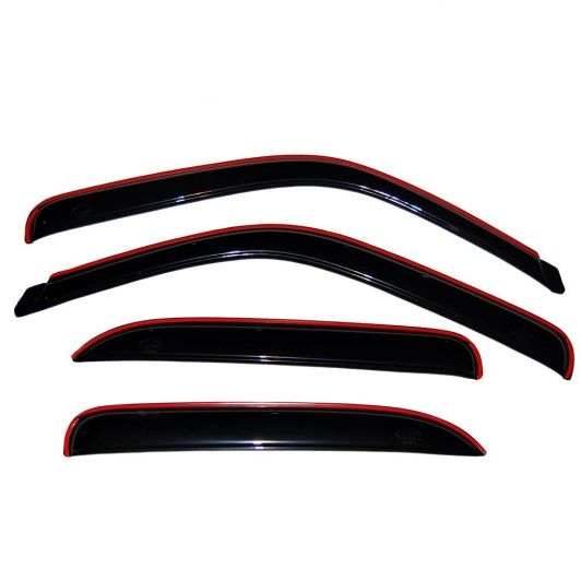 AVS 02-06 Cadillac Escalade Ventvisor In-Channel Front & Rear Window Deflectors 4pc - Smoke-tuningsupply.com