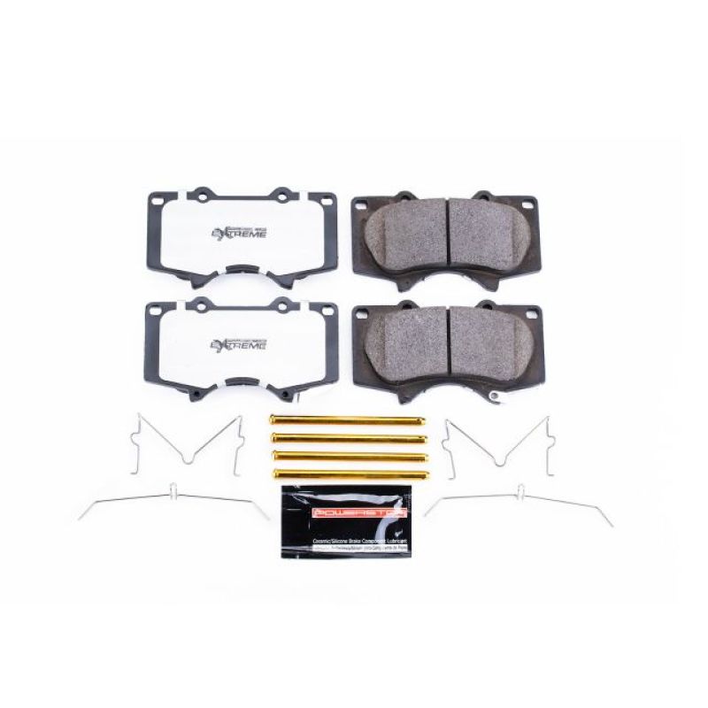 Power Stop 10-19 Toyota 4Runner Front Z36 Truck & Tow Brake Pads w/Hardware-tuningsupply.com