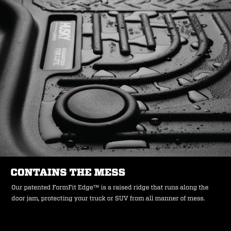 Husky Liners 22-23 Ford Transit WeatherBeater Black Floor Liners-tuningsupply.com