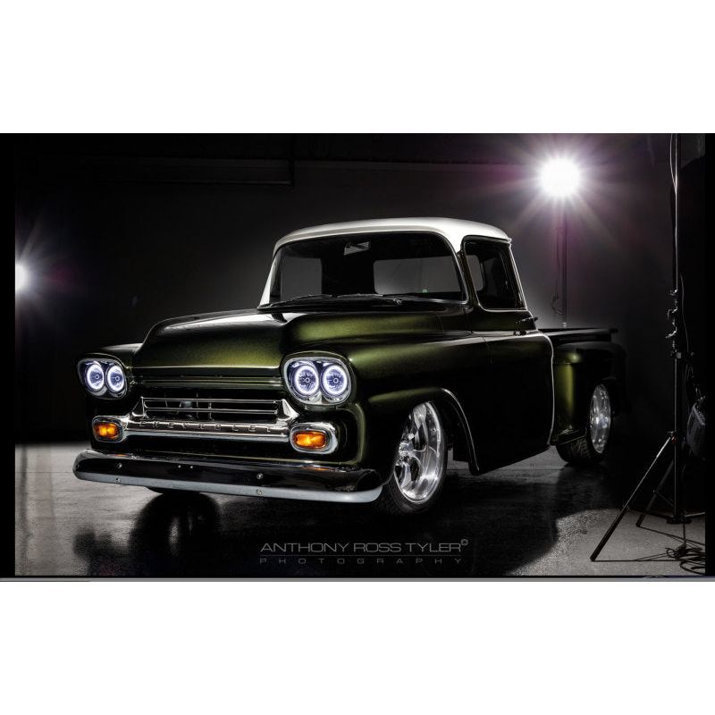 Oracle Pre-Installed Lights 5.75 IN. Sealed Beam - Red Halo SEE WARRANTY-tuningsupply.com