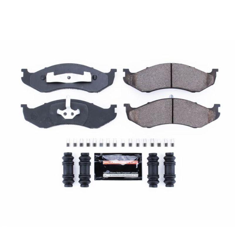 Power Stop 90-01 Jeep Cherokee Front Z23 Evolution Sport Brake Pads w/Hardware-tuningsupply.com