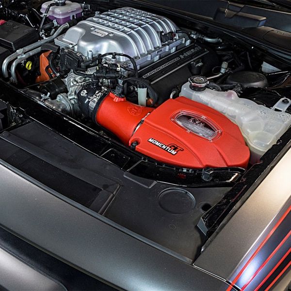 aFe Momentum GT Limited Edition Cold Air Intake 15-16 Dodge Challenger/Charger SRT Hellcat - Red-tuningsupply.com