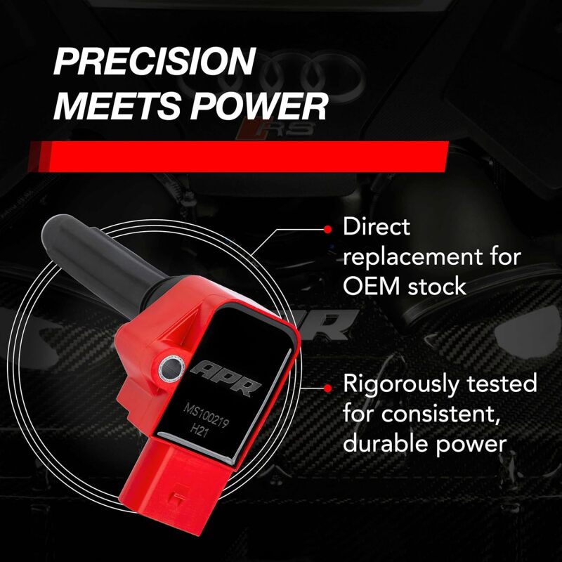 

APR MS100219 - APRMS100219 - APR Audi (EA824) 4.0T Ignition Coil - Red - Shipped in Europe - Tuningsupply.com
