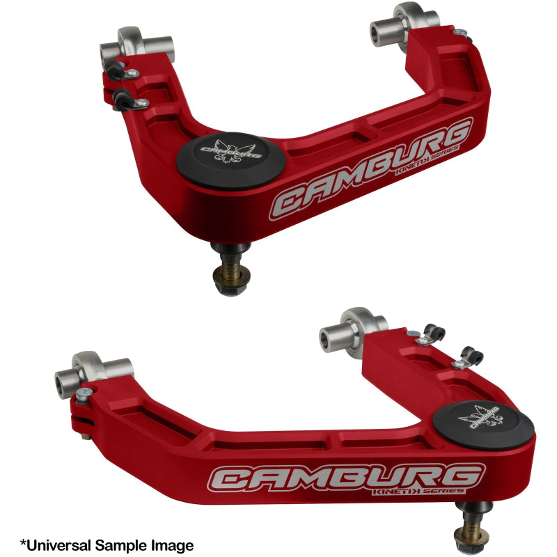 Camburg Ford Raptor 17-23 KINETIK V2 Performance Billet Uniball Upper Arms (Red)-tuningsupply.com