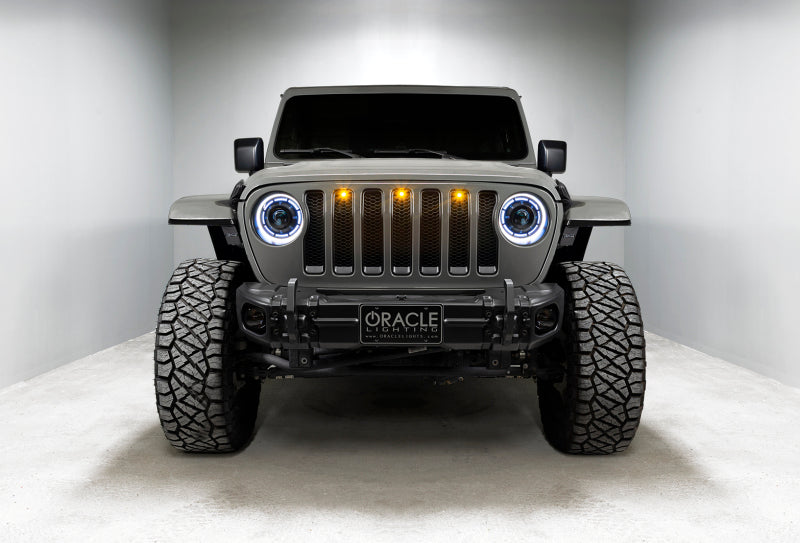 Oracle Oculus Bi-LED Projector Headlights for Jeep JL/Gladiator JT - w/ Simple Cntrl SEE WARRANTY-tuningsupply.com