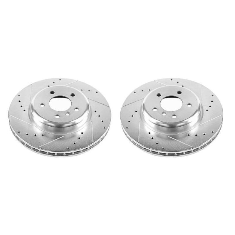 Power Stop 14-16 BMW 535d Front Evolution Drilled & Slotted Rotors - Pair-tuningsupply.com