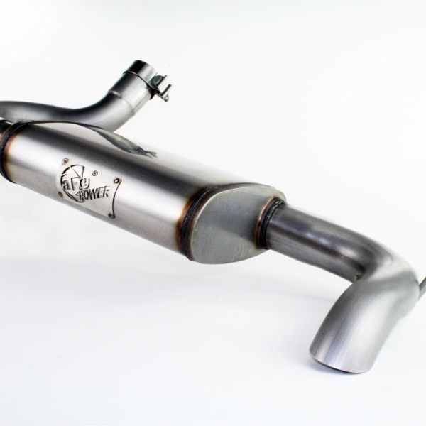 aFe MACHForce XP 07-17 Jeep Wrangler V6-3.6/3.8L 409 SS 2.5in Axle-Back Exhaust-tuningsupply.com