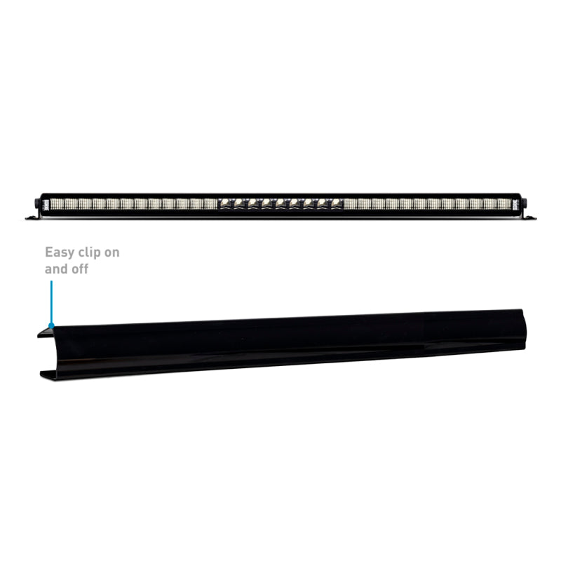 Borne Off-Road Light Bar Cover Single Row 30in Black-tuningsupply.com