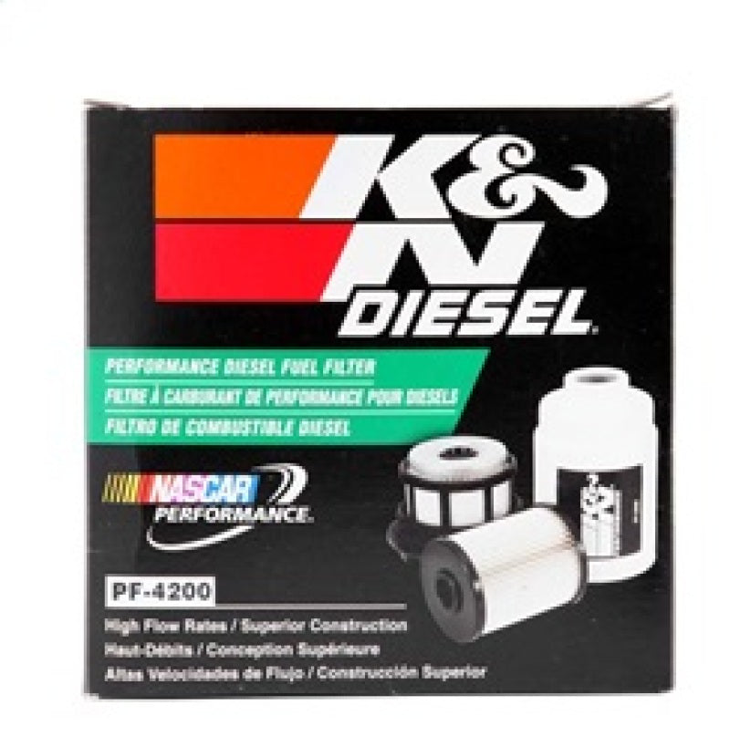 

K&N Engineering PF-4200 - KNNPF-4200 - K&N 03-09 Dodge Ram 5.9L L6 Diesel 3.375in OD x 3.969in L Fuel Filter - Shipped in Europe - Tuningsupply.com
