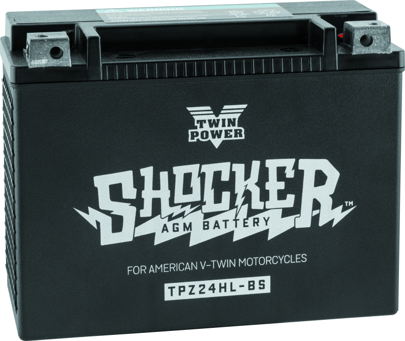 Twin Power YTX-24HL Shocker Battery Replaces H-D 66010-82A 410 CCA