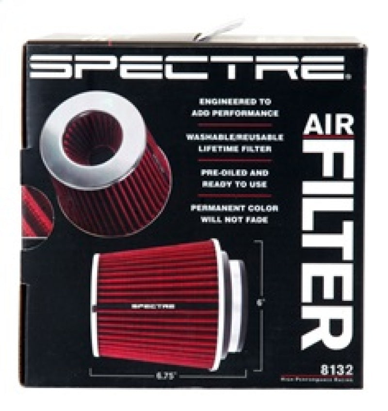 

Spectre 8132 - SPE8132 - Spectre Adjustable Conical Air Filter 5-1/2in. Tall (Fits 3in. / 3-1/2in. / 4in. Tubes) - Red - Shipped in Europe - Tuningsupply.com
