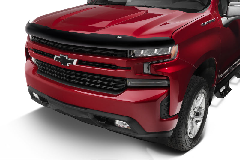 AVS 22-23 Chevrolet Silverado 1500 (Excl. ZR2/LT TB) Bugflector II High Profile Hood Shield - Smoke-tuningsupply.com