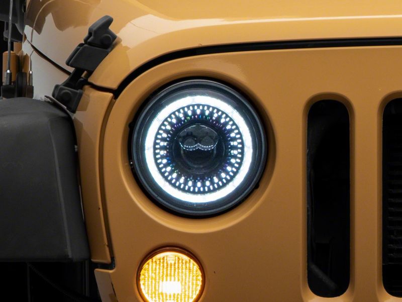 

Raxiom J167194 - RAXJ167194 - Raxiom 07-18 Jeep Wrangler JK Axial Series 7-In Dragon Eye LED Headlights- Blk Housing (Clear Lens) - Shipped in Europe - Tuningsupply.com
