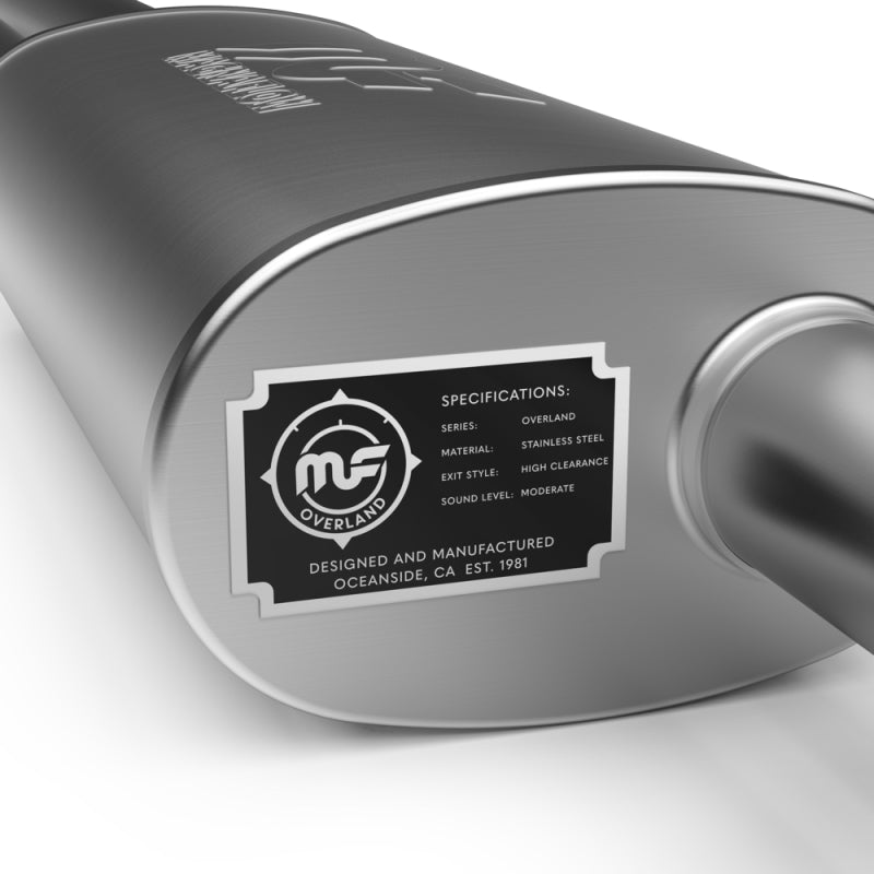 

Magnaflow 19556 - MAG19556 - Magnaflow 21-22 Ford Bronco L4 2.3L Overland Series Cat-Back Exhaust - Shipped in Europe - Tuningsupply.com
