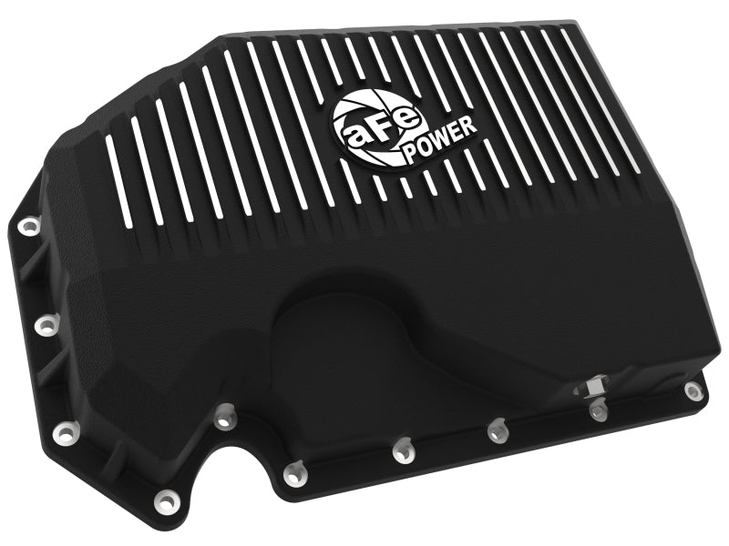 

aFe 46-71240B - AFE46-71240B - aFe 05-19 VW 1.8L/2.0L w/o Oil Sensor Engine Oil Pan Black POWER Street Series w/ Machined Fins - Shipped in Europe - Tuningsupply.com
