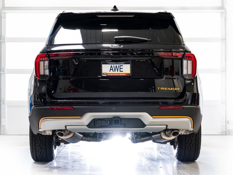 

AWE Tuning 3015-28625 - AWE3015-28625 - AWE Tuning 2021+ Ford Explorer Tremor 3.0TT 0FG Dual Rear Exit Exhaust w/ Bash Guard - Shipped in Europe - Tuningsupply.com
