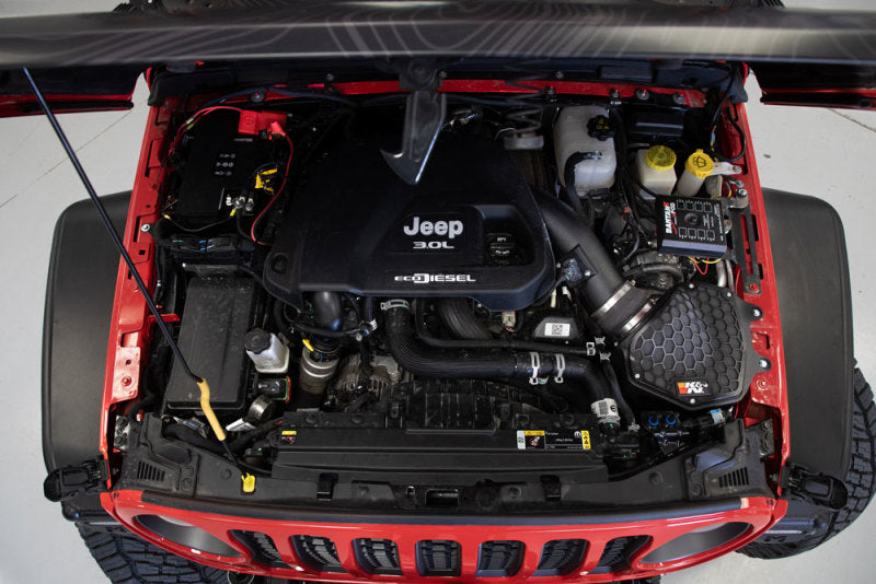 

K&N Engineering 63-1587 - KNN63-1587 - K&N 20-21 Jeep Wrangler V6-3.0L DSL AirCharger Performance Intake - Shipped in Europe - Tuningsupply.com
