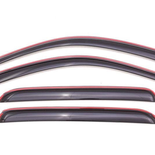 AVS 21-22 Hyundai Santa Cruz In-Channel Ventvisor Front & Rear Window Deflectors 4pc - Smoke-tuningsupply.com