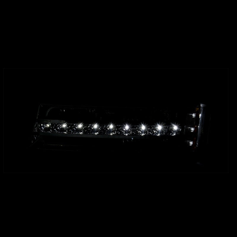 ANZO 2003-2006 Chevrolet Silverado 1500 LED Parking Lights Black w/ Amber Reflector-tuningsupply.com