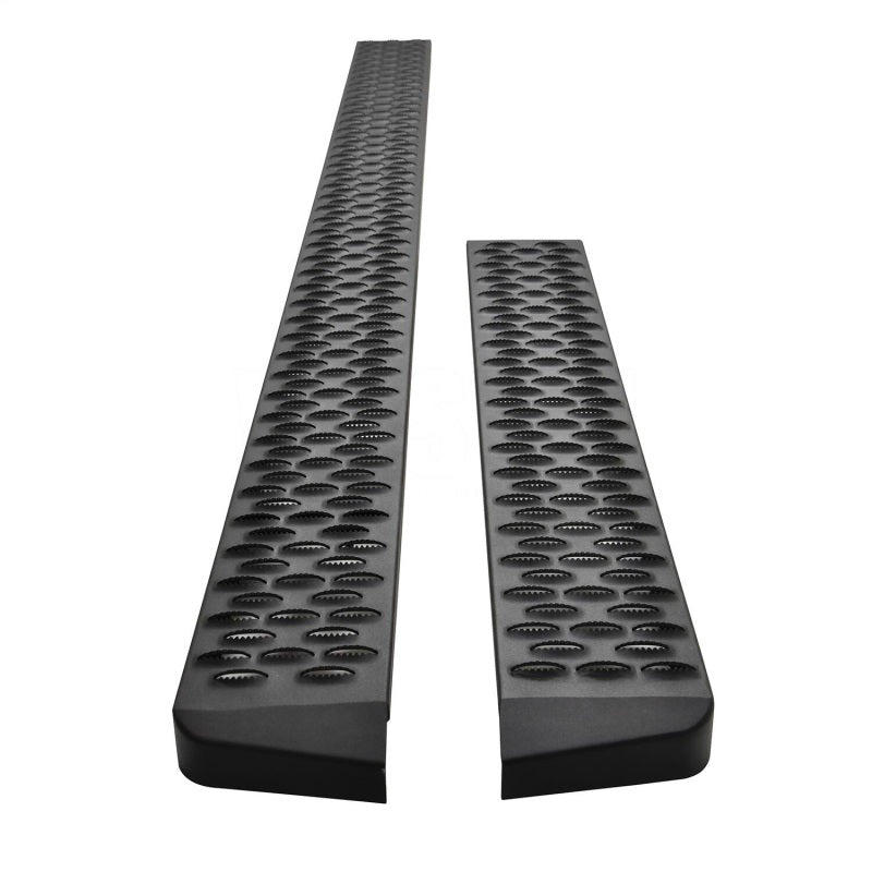 

Westin 27-81005 - WES27-81005 - Westin Ford Transit Van 150/250/350 (46in Driver & 97in. Pass) Grate Steps Running Boards - Tex. Blk - Shipped in Europe - Tuningsupply.com
