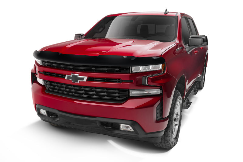 AVS 22-23 Chevrolet Silverado 1500 (Excl. ZR2/LT TB) Bugflector II High Profile Hood Shield - Smoke-tuningsupply.com