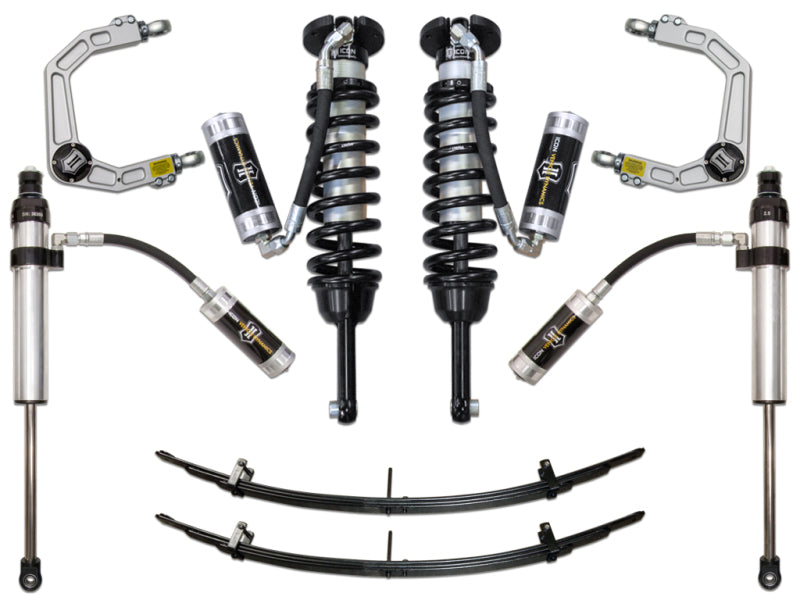 
  

ICON  - ICOK53005 - ICON 05-15 Toyota Tacoma 0-3.5in/2016+ Toyota Tacoma 0-2.75in Stg 5 Suspension System w/Billet Uca - Shipped in Europe - Tuningsupply.com

