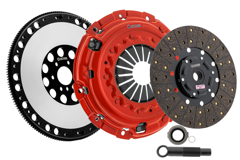 Action Clutch 99-00 BMW 323i 2.5L (4-Door) RWD Stage 1 Clutch Kit (1OS) w/Lightened Flywheel-tuningsupply.com