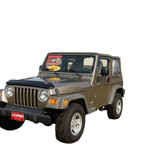 AVS 97-06 Jeep Wrangler Ventvisor Outside Mount Window Deflectors 2pc - Smoke-tuningsupply.com