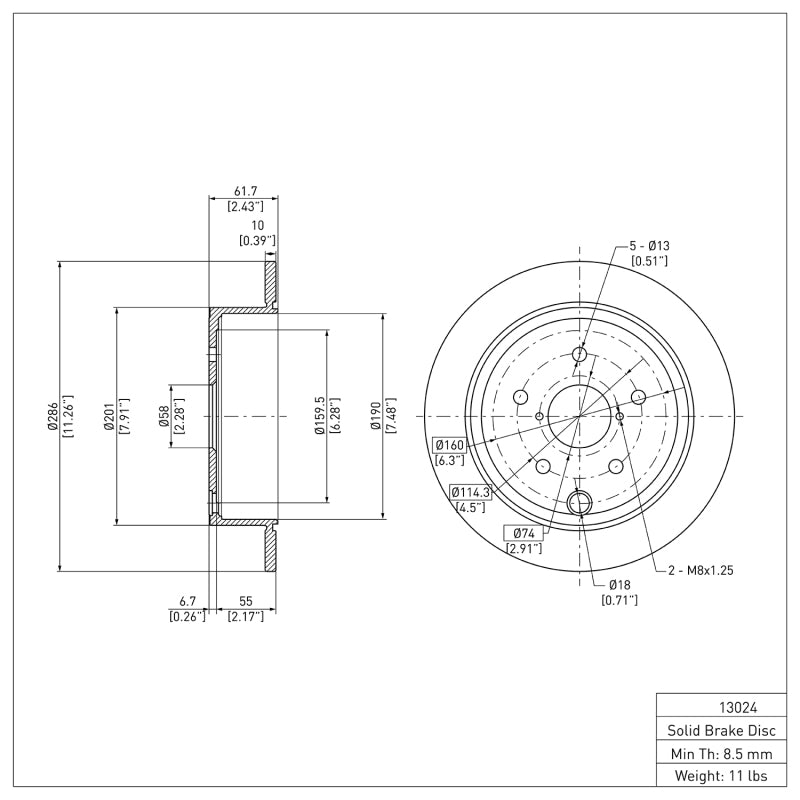 

DFC 600-13024 - DFC600-13024 - DFC 15-21 Subaru WRX Rear Brake Rotor - Shipped in Europe - Tuningsupply.com
