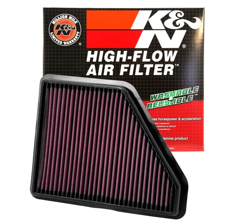 

K&N Engineering 33-2439 - KNN33-2439 - K&N Replacement Air Filter CHEVROLET EQUINOX 2.4L L4 & 3.0L V6; 2010 - Shipped in Europe - Tuningsupply.com
