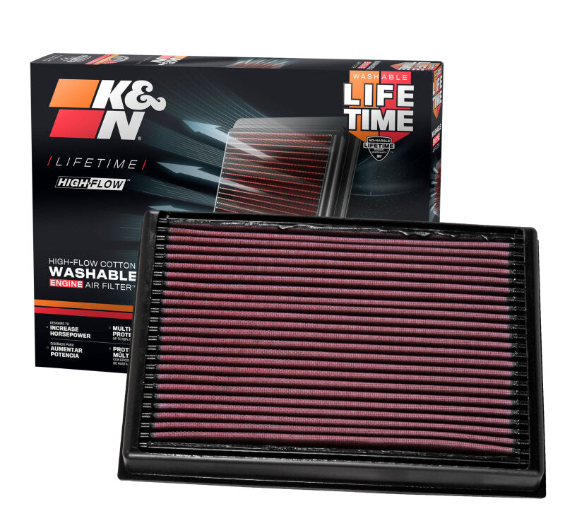 

K&N Engineering 33-5048 - KNN33-5048 - K&N 2016 Nissan Titan XD V8-5.0L Replacement Drop In Air Filter - Shipped in Europe - Tuningsupply.com
