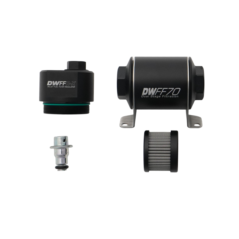 

DeatschWerks 8-FFR-070-010K - DWK8-FFR-070-010K - DeatschWerks DWFFR-X 70mm Billet Fuel Filter Regulator - 10 Micron - Shipped in Europe - Tuningsupply.com
